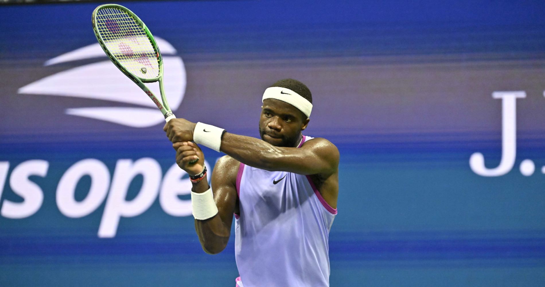 Redhot Tiafoe makes thirdstraight US Open quarterfinal Tennis Majors