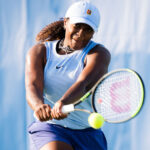 September 29, 2021, CHICAGO, UNITED STATES: Hailey Baptiste of the United States in action during the second round of the 2021 Chicago Fall Tennis Classic WTA 500 tennis tournament against Victoria Azarenka of Belarus || 208408_0040 2021 Chicago classic fall PRESS sport tennis united USA WTA zagency zlast24 zselect ZSPORT ZTENNIS Zuma ZUMAPRESS.com zwire