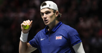 15th September 2024; AO Arena, Manchester, England; Davis Cup Finals, Group Stage, Group D Day 6; Jack Draper of Great Britain || 296943_0163 davis cup finals day 6 england GROUP D GROUP STAGE LONDON manchester SPORTING sports tennis