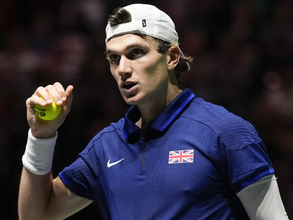 15th September 2024; AO Arena, Manchester, England; Davis Cup Finals, Group Stage, Group D Day 6; Jack Draper of Great Britain || 296943_0163 davis cup finals day 6 england GROUP D GROUP STAGE LONDON manchester SPORTING sports tennis