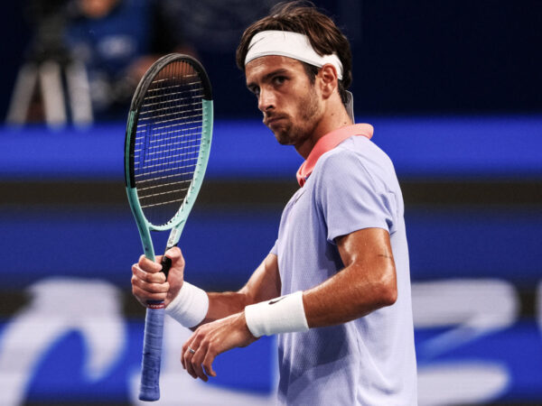 CHENGDU, CHINA - SEPTEMBER 24: Lorenzo Musetti of Italy in action in the Men s Singles Final match against Jerry Shang Juncheng of China on day 7 of 2024 Chengdu Open at Sichuan International Tennis Center on September 24, 2024 in Chengdu, Sichuan Province of China. PUBLICATIONxNOTxINxCHN Copyright: xVCGx 111519903729 || 297456_0010 2024 ATP CHINA FINAL game Herren MEHRSPORT Men open premiumd province quer single sport s tennis trophy x0x