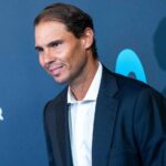 Rafael Nadal at the inauguration of the Espacio Movistar