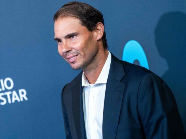 Rafael Nadal at the inauguration of the Espacio Movistar