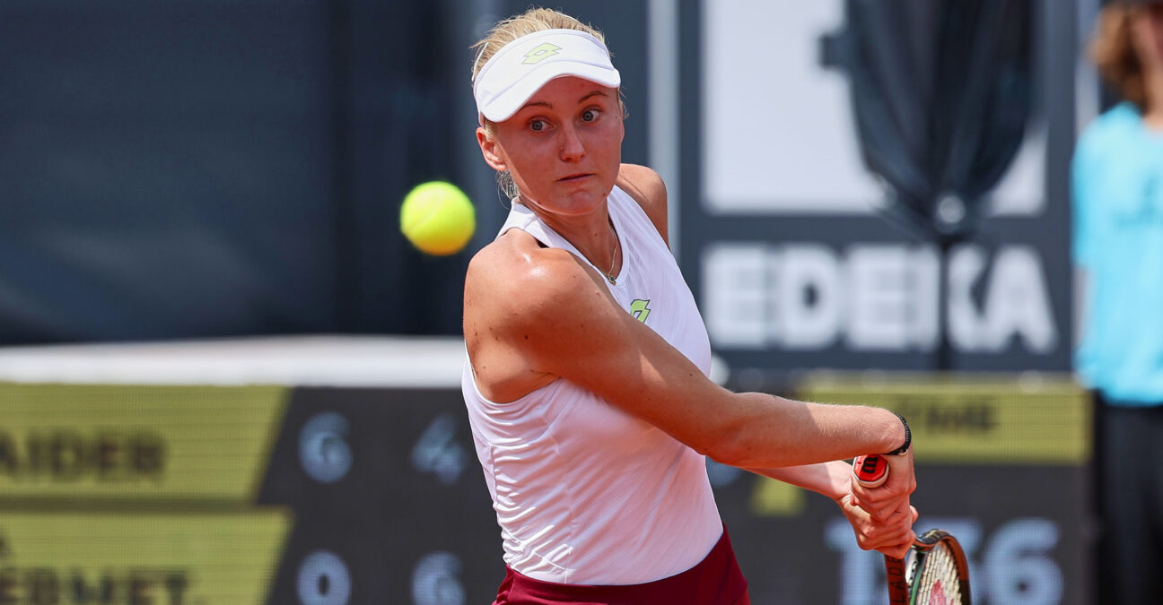 July 24, 2023, Hamburg, Hamburg, Germany: POLINA KUDERMETOVA in action during the HAMBURG EUROPEAN OPEN - Hamburg - Womens Tennis, WTA250 || 273399_0019 1st 2nd ball Clay court day europe Germany hamburg ladies match of Outdoor PRESS QUALIFYING Singles sports tenis tennis the Tournament Turnier WINNER WOMENS WTA WTA250 zagency zcontractphotographer zlast24 zselect zsports ZTENNIS Zuma ZUMAPRESS.com zwire