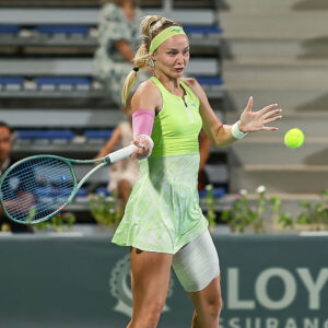 September 12, 2024, Monastir, Monastir, Tunisia: Rebecca Sramkova of Slovakia in action, returns with forehand during the 2024 Jasmin Open Monastir - Womens Tennis, WTA250 || 296750_0063 3 Africa ball court day Draw hard hardcourt ladies Main NORTH Outdoor PRESS Singles sports tag tenis tennis Tournament TUNISIA Turnier WOMENS WTA WTA250 zagency zcontractphotographer zlast24 zselect zsports ZTENNIS Zuma ZUMAPRESS.com zwire