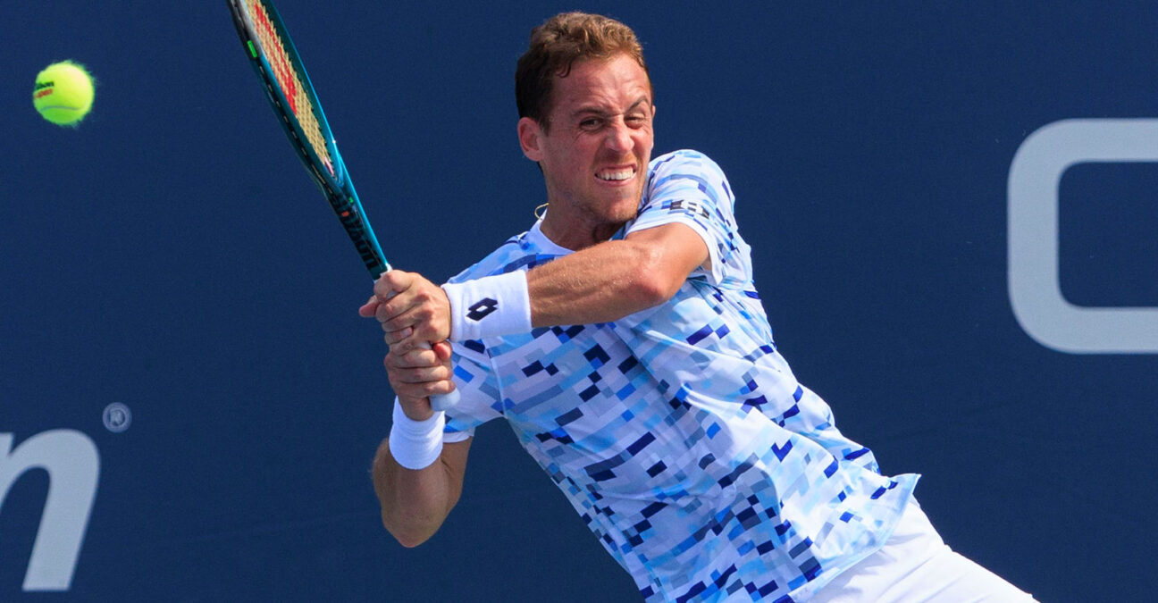 August 26, 2024, Flushing Meadows, New York, USA: Roberto Carballes Baena during Day 1 of his match against Jan Choinski in the 2024 US Open held at the USTA Billie Jean King National Tennis Center on MondayAugust 26, 2024 in the Flushing neighborhood of the Queens borough of New York City. || 295825_0014 Arthur Billie center court jean KING NATIONAL open PRESS STADIUM tennis tennis; us zagency zlast24 zselect Zuma ZUMAPRESS.com zwire