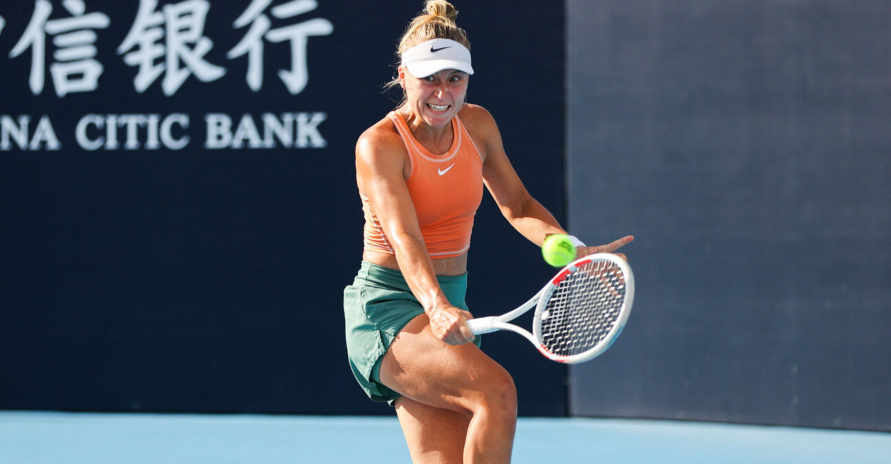 BEIJING, CHINA - SEPTEMBER 25: Yuliia Starodubtseva of Ukraine competes in the Women s Singles Round of 128 match against Laura Siegemund of Germany on day three of 2024 China Open at National Tennis Center on September 25, 2024 in Beijing, China. PUBLICATIONxNOTxINxCHN 111520141071 || 297500_0009 2024 athlete beijing CHINA CHINE COMPETITION EVENT MEHRSPORT open PEKIN premiumd quer RACE Singles sport sports tennis Tournament Women x0x