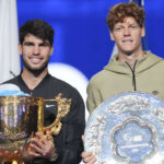 Carlos Alcaraz and Jannik Sinner, China Open, 2024