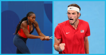 Coco Gauff and Taylor Fritz