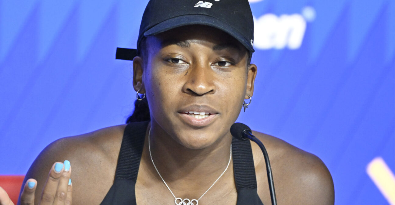 Tennis : Us Open 2024 - Coco Gauff - Usa press conference || 296008_0170 ITF OPEN TENNIS sport tennis tournoi