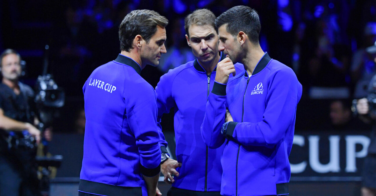 Roger Federer (Sui) and Rafael Nadal (Esp) and Novak Djokovic (Ser) || 242275_0010