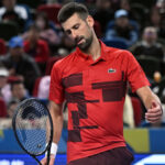 SHANGHAI, CHINA - OCTOBER 08: Novak Djokovic of Serbia competes in the Men s Singles Round of 32 match against Flavio Cobolli of Italy on Day 9 of 2024 Shanghai Rolex Masters at Qi Zhong Tennis Centre on October 8, 2024 in Shanghai, China. PUBLICATIONxNOTxINxCHN Copyright: xZhangxHaohaox 111522613396 || 298323_0030 2024 ATP CHINA competitive EVENT Herren INDIVIDUAL master MASTERS MEHRSPORT Men premiumd quer rolex Shanghai single sport s tennis x0x