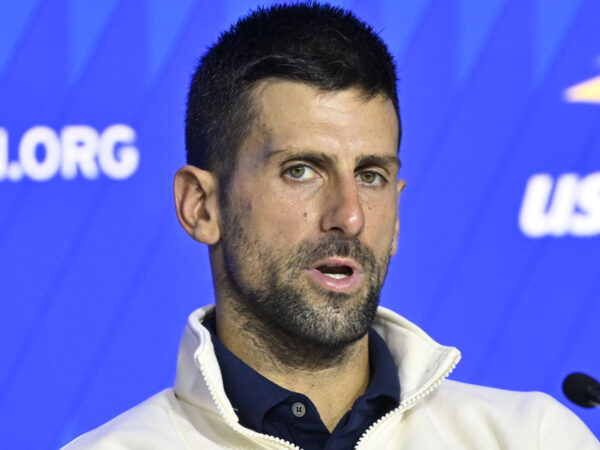 Tennis : Us Open 2024 - Novak Djokovic - Serbie - Press conference || 296036_0119 ITF OPEN TENNIS sport tennis tournoi