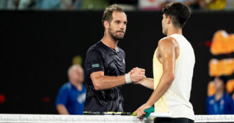 Richard Gasquet (FRA) Carlos Alcaraz (ESP) || 283211_0043 2024 aus open australian open tennis