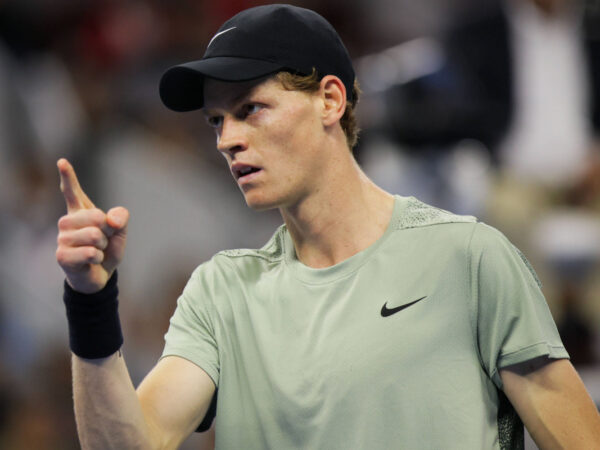 BEIJING, CHINA - OCTOBER 02: Jannik Sinner of Italy reacts in the Men s Singles Final match against Carlos Alcaraz of Spain on day ten of 2024 China Open at National Tennis Center on October 2, 2024 in Beijing, China. PUBLICATIONxNOTxINxCHN Copyright: xVCGx 111521667830 || 297990_0027 2024 beijing CHINA FINAL game MEHRSPORT Men open premiumd quer single sport s tennis Tournament x0x