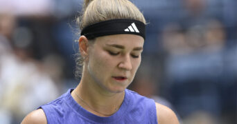 Tennis : Us Open 2024 - Karolina Muchova - Republique Tcheque || 296336_0014 ITF OPEN TENNIS sport tennis tournoi