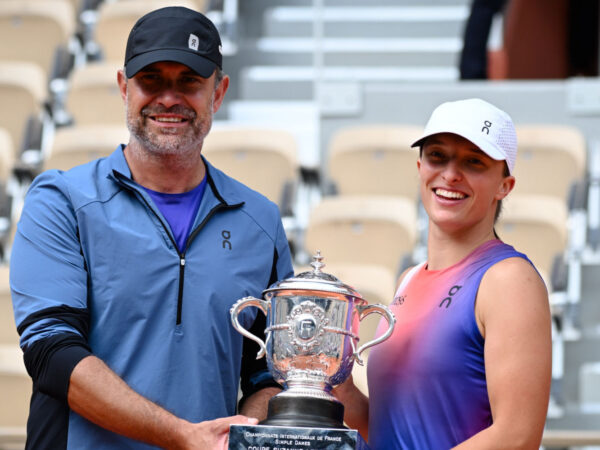 Iga Swiatek and Tomasz Wiktorowski, Roland-Garros 2024