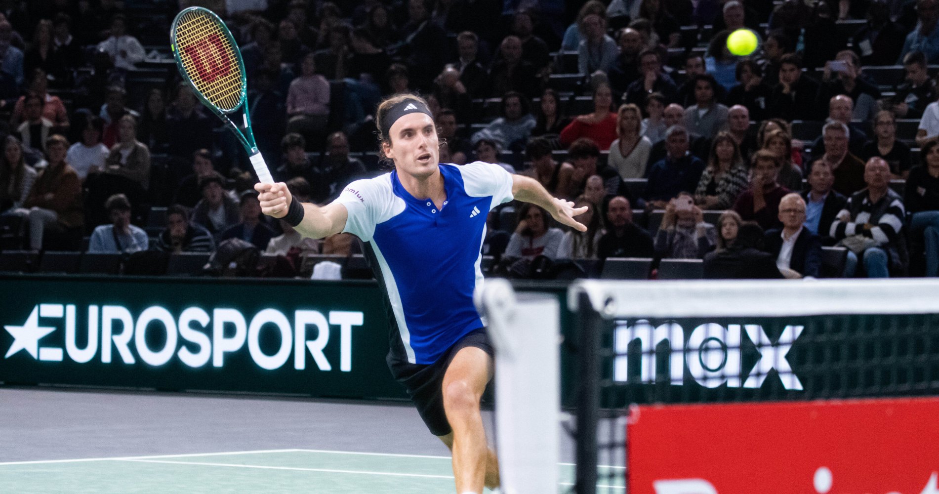 Paris Masters: Tsitsipas keeps alive hopes of qualifying for ATP Finals with first-round win