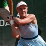 Suzan Lamens NED during the quarter finals match vs. Aliaksandra Sasnovich at the WTA250 Hungarian Gran Prix Tennis on 19th July 2024 at Romai Teniszakademia, Budapest, Hungary PUBLICATIONxNOTxINxITA Copyright: xVincenzoxOrlando/IPAxSportx/xipax/xx IPA_48107814 IPA_Agency_IPA48107814 || 293697_0004 2024 am DER finals grand Grosser Hungarian international MEHRSPORT player premiumd prix quarter quer sport tennis x0x