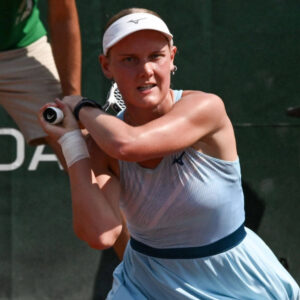 Suzan Lamens NED during the quarter finals match vs. Aliaksandra Sasnovich at the WTA250 Hungarian Gran Prix Tennis on 19th July 2024 at Romai Teniszakademia, Budapest, Hungary PUBLICATIONxNOTxINxITA Copyright: xVincenzoxOrlando/IPAxSportx/xipax/xx IPA_48107814 IPA_Agency_IPA48107814 || 293697_0004 2024 am DER finals grand Grosser Hungarian international MEHRSPORT player premiumd prix quarter quer sport tennis x0x