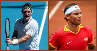 Pat Cash and Rafael Nadal