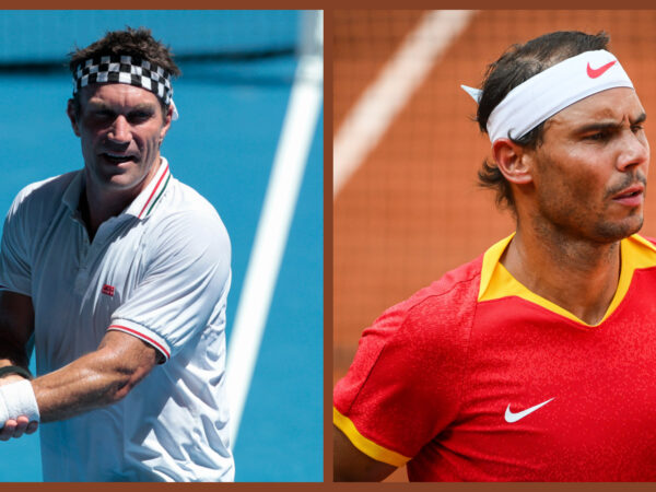 Pat Cash and Rafael Nadal