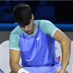 Carlos Alcaraz struggles in his opening match at the 2024 ATP Finals