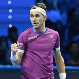 Tennis : Atp finals Torino 2024 - Casper Ruud - Norvege