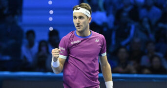 Tennis : Atp finals Torino 2024 - Casper Ruud - Norvege