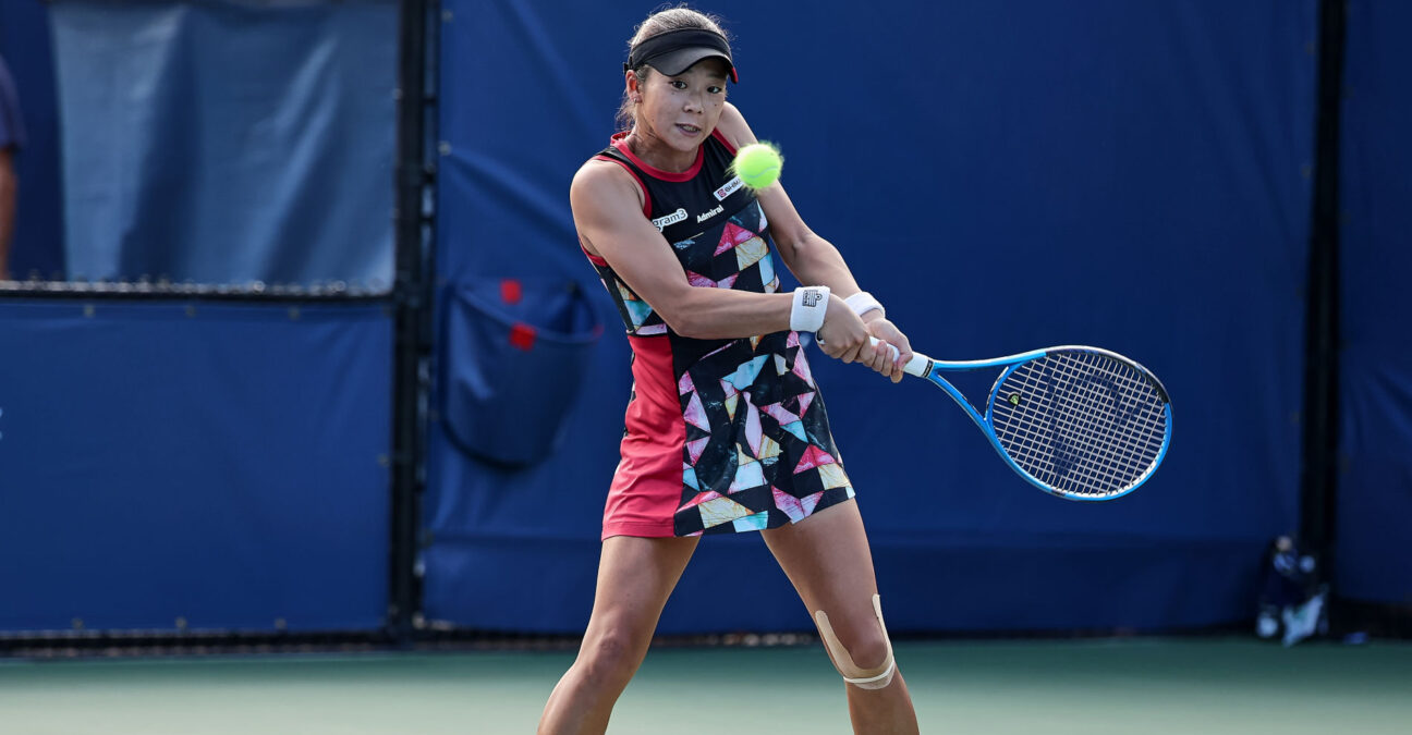 August 23, 2023, New York, New York, United States: Haruka Kaji (JPN) in action during the 2023 US Open - Grand Slam || 274931_0083 America ATP ball court grand hard Herren ITF mens new NORTH NY Outdoor PRESS slam sports tenis tennis Tournament Turnier united USA WTA York zagency zcontractphotographer zselect zsports ZTENNIS Zuma ZUMAPRESS.com zwire