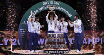 Italy win the Davis Cup (AP Photo/Manu Fernandez)