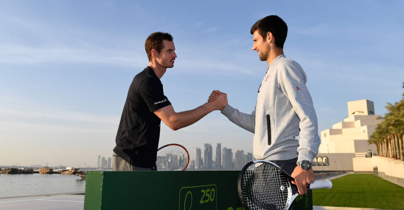 Andy Murray and Novak Djokovic, Doha 2017