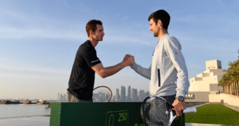 Andy Murray and Novak Djokovic, Doha 2017