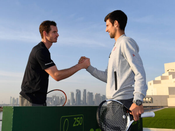 Andy Murray and Novak Djokovic, Doha 2017