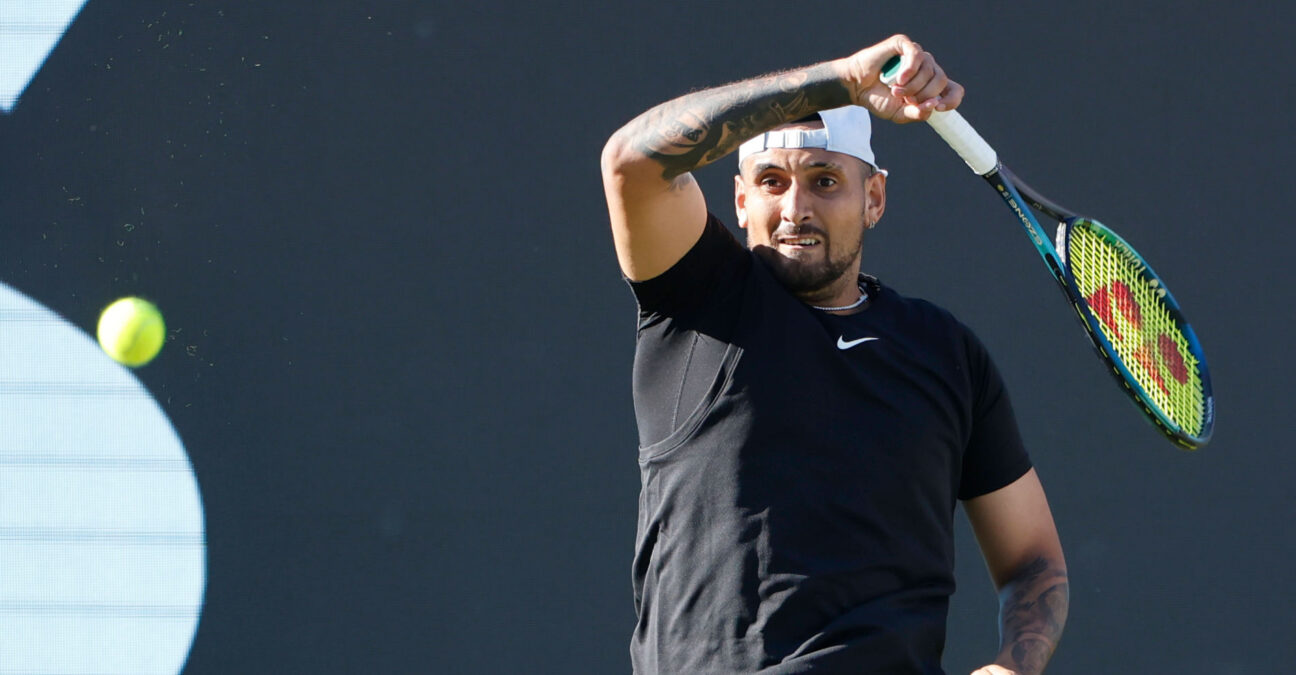 Kyrgios falls to Mpetshi Perricard on comeback debut at Brisbane Open ...