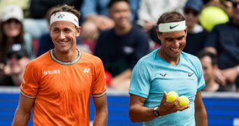 Casper Ruud and Rafael Nadal, Bastad 2024