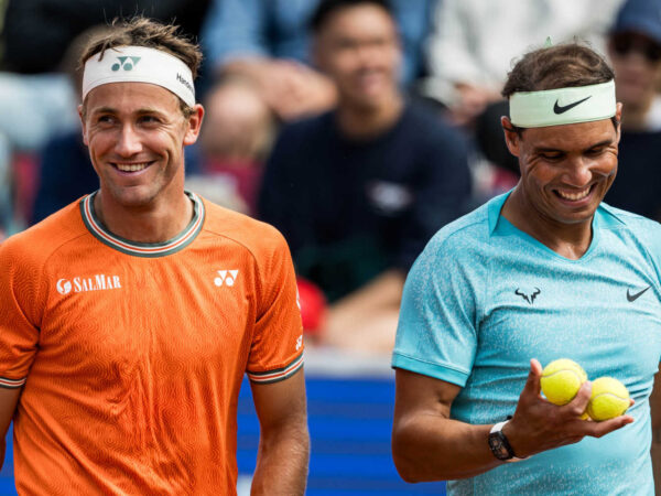 Casper Ruud and Rafael Nadal, Bastad 2024