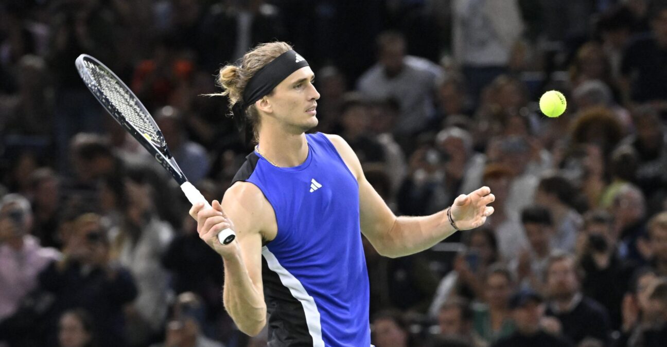 Zverev Paris Masters Chryslène Caillaud / panoramic