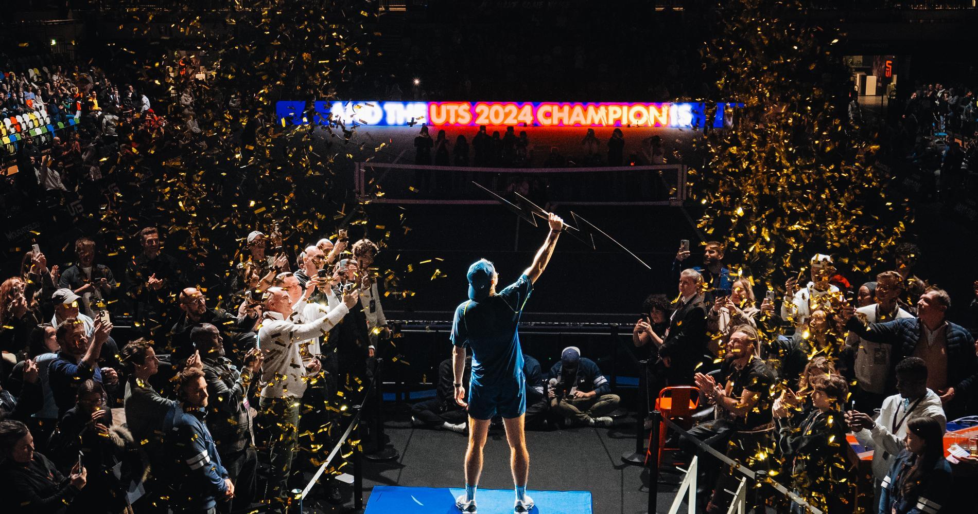 UTS Grand Final: De Minaur overwhelms Rune to lift trophy in London