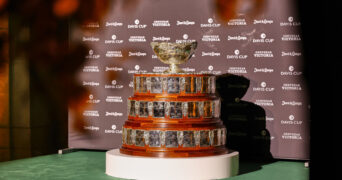 Trophy during the Davis Cup Finals in 2023