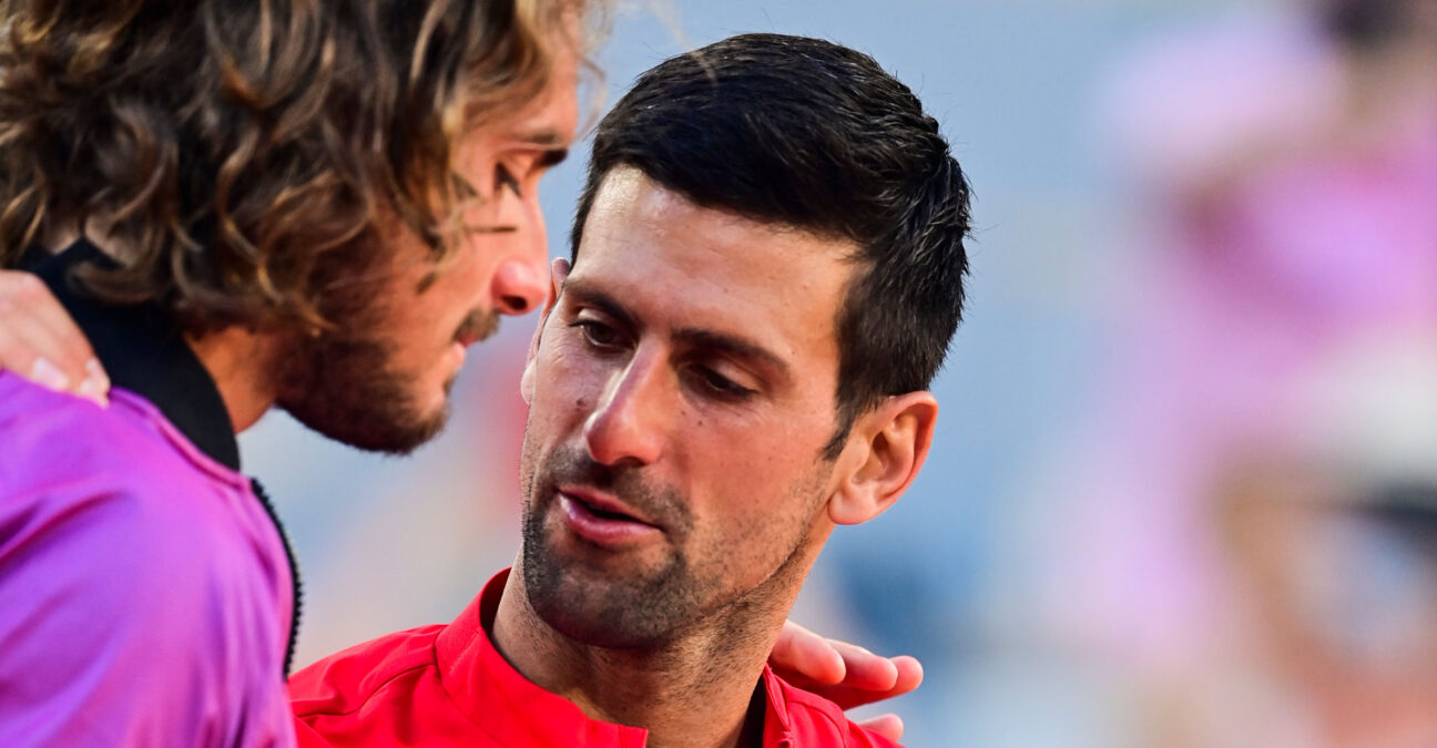 Novak Djokovic (srb) Stefanos Tsitsipas (Gre)