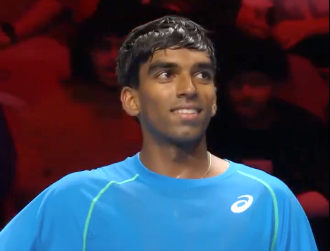 Next Gen ATP Finals: Basavareddy earns first win on tour with comeback effort against Shang