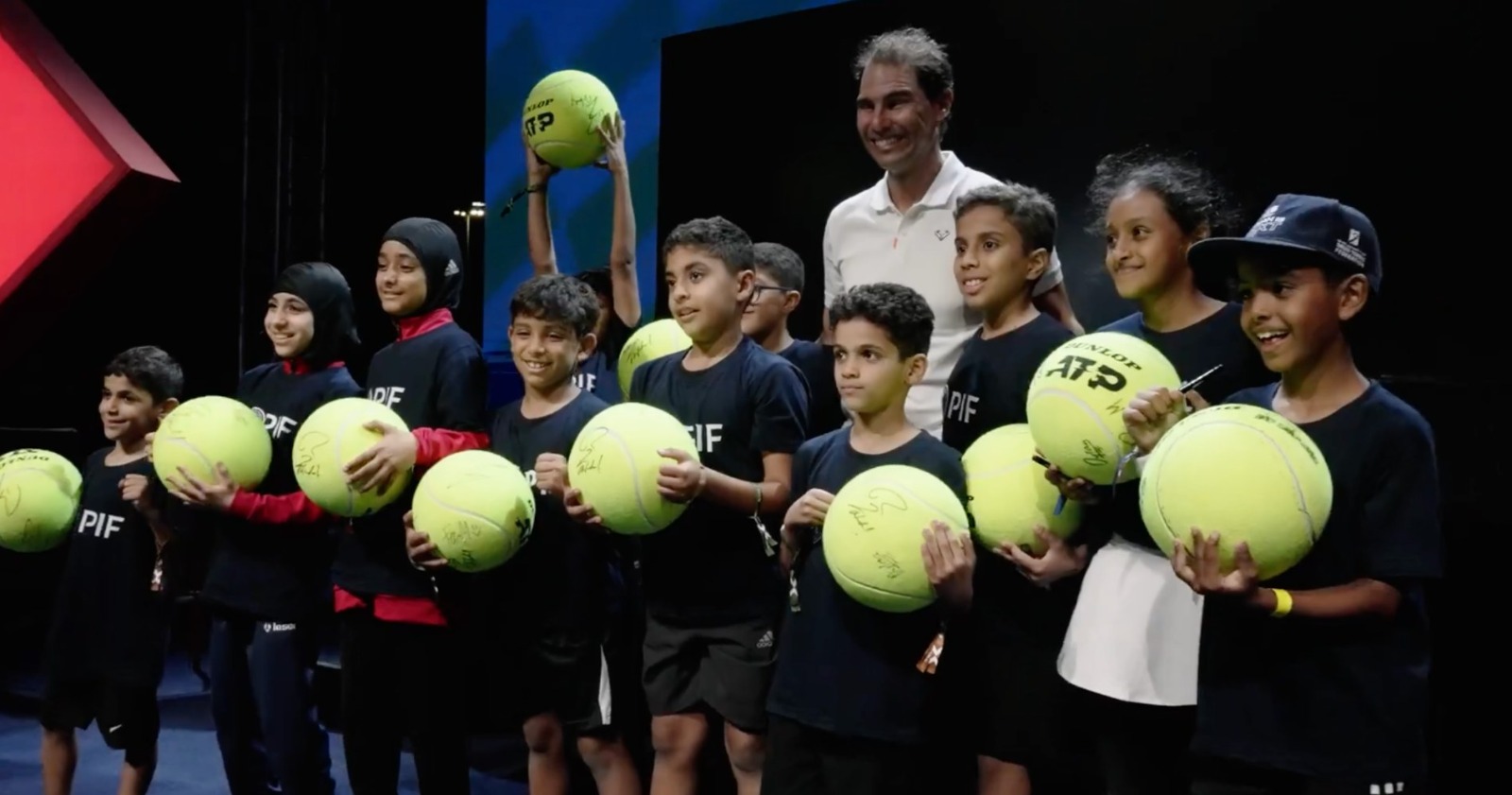 Nadal visits Next Gen stars Michelsen, Fonseca, Mensik in Jeddah