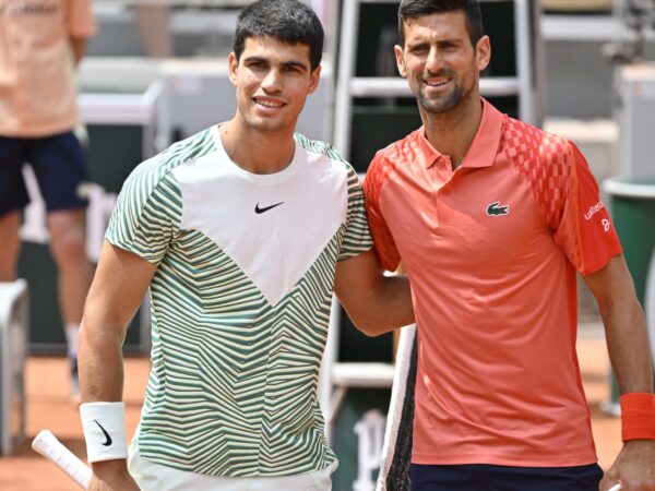 Carlos Alcaraz and Novak Djokovic