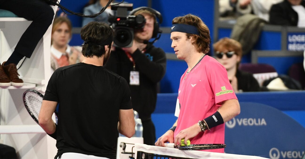 Andrey Rublev et Nikoloz Basilashvili, Montpellier 2025