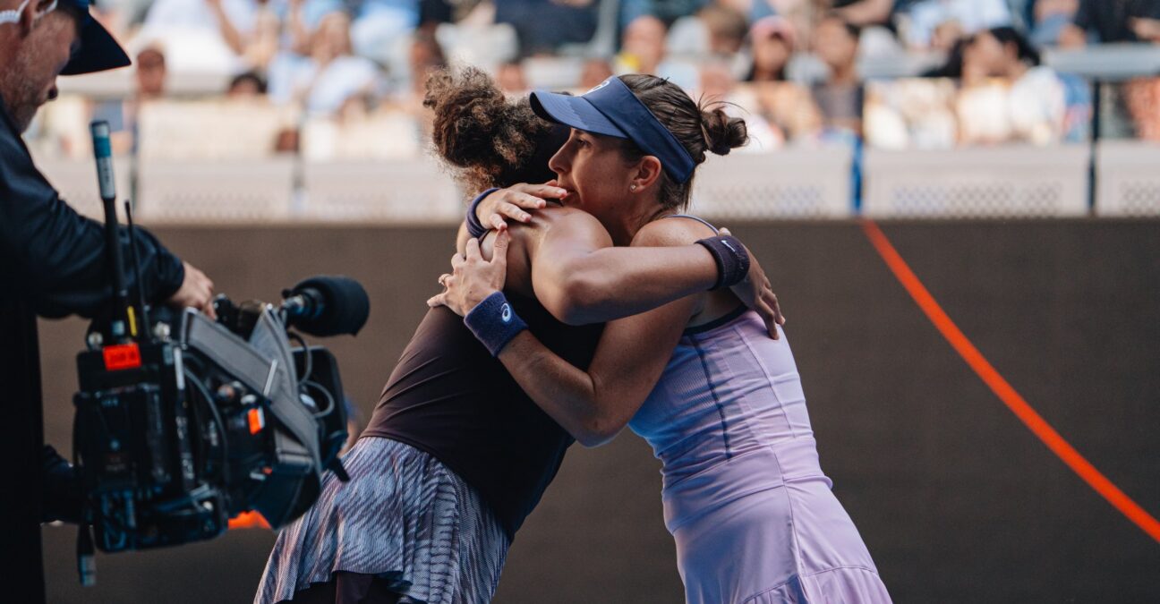 Belinda Bencic and Noami Osaka, Australia Open 2025