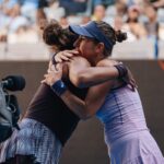 Belinda Bencic and Noami Osaka, Australia Open 2025