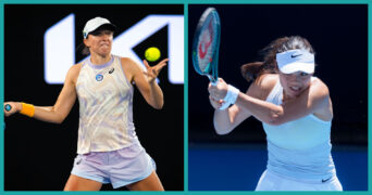 Iga Swiatek and Emma Raducanu at the Australian Open