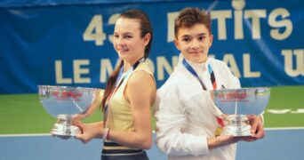 Ekaterina Dotsenko and Mario Vukovic, Petits As 2025 – © Jérémy Baudu / Tennis Majors