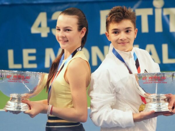 Ekaterina Dotsenko and Mario Vukovic, Petits As 2025 – © Jérémy Baudu / Tennis Majors